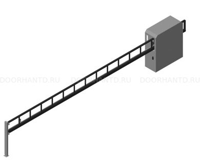 Шлагбаум антивандальный для ширины проема B=5000 мм без привода