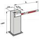 Электромеханический шлагбаум Faac 617